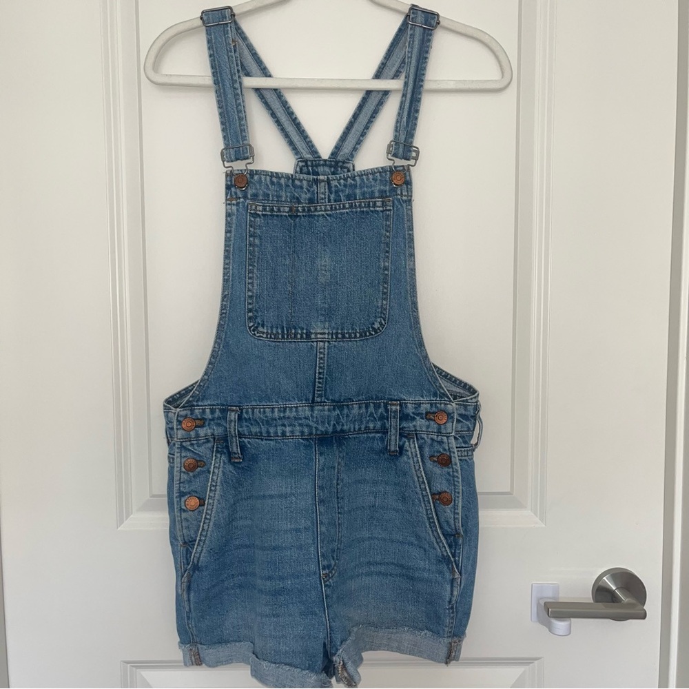 Madewell Adirondack Jean Short Overalls - Picture 4 of 8